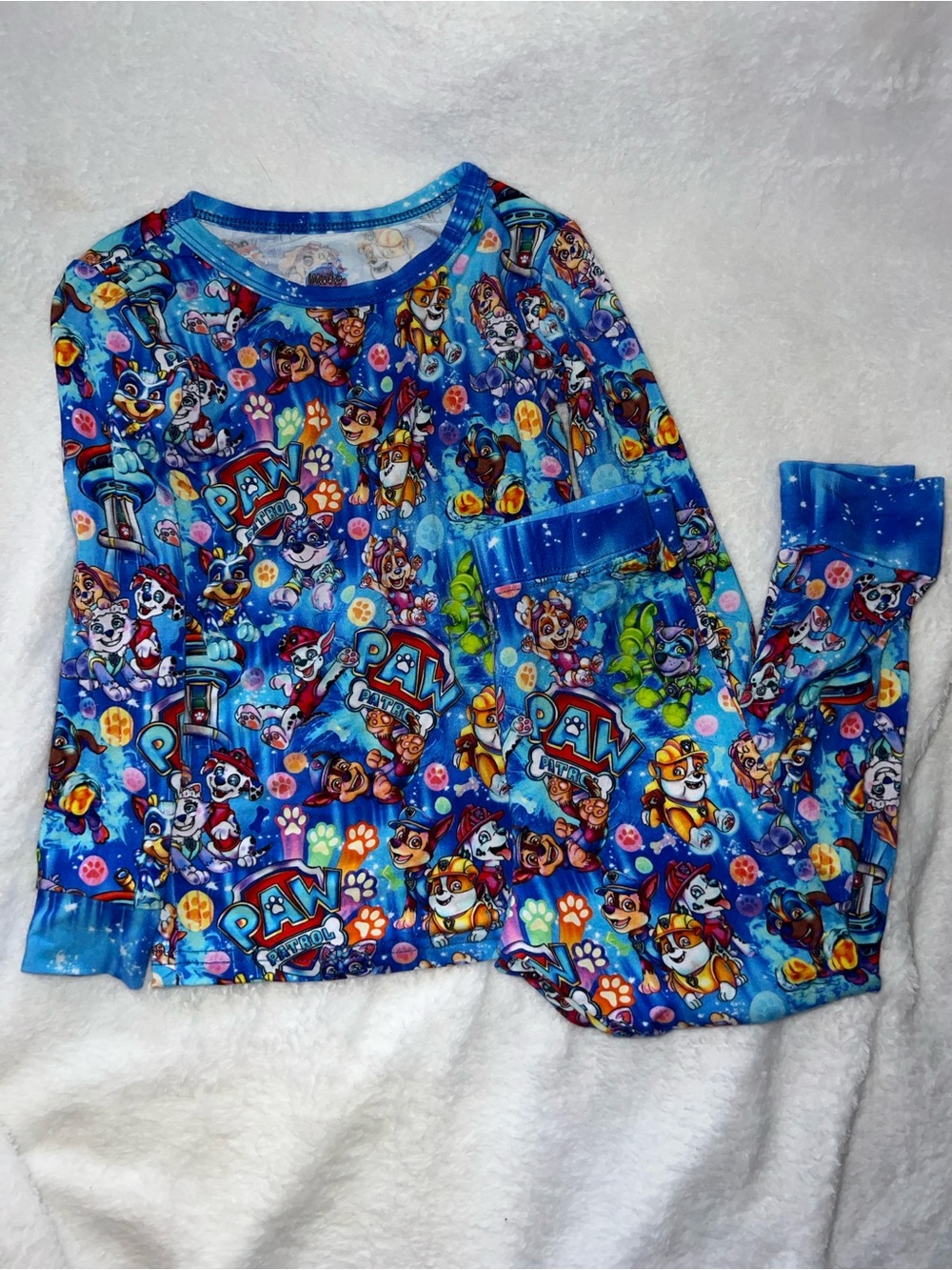 Paw Patrol Blue Kids bamboo Pajama Set